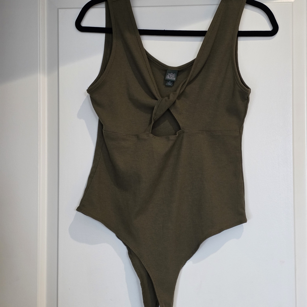 Wild Fable Khaki Bodysuit